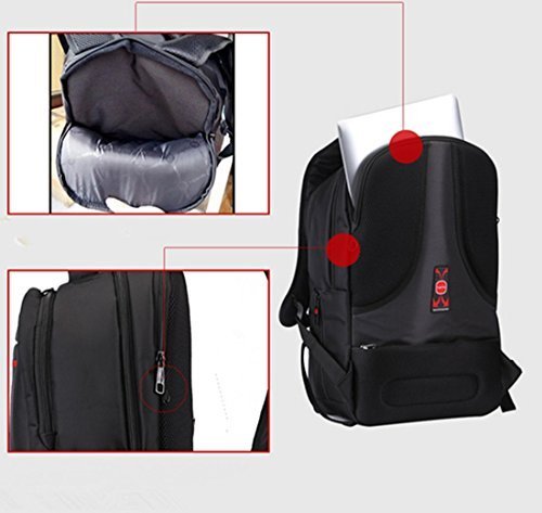 tigernumen Notebook-/Laptop-Rucksack Schultertasche fürs Büro / die Schule Computer-Rucksack - 4