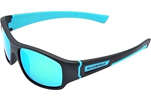 Gamswild WJ5019 Sonnenbrille Kinderbrille 8-12 Jahre Jugendbrille Mädchen Jungen Unisex kids | blau | rot | türkis | GAMSKIDS