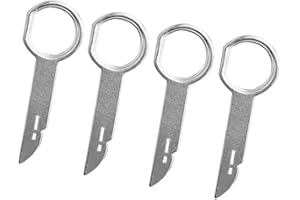 Audioproject A105-50 - 4 Demontage Garniture Auto/Kit Adaptateur Demontage Garniture Auto/Cle Extraction Autoradio Compatible avec: Ford 6000 CD Fiesta Focus Fusion Cles d'extraction