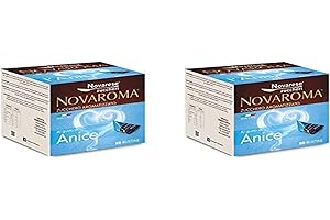 NOVARESE ZUCCHERI5462 Zucchero Aromatizzato, Anice, 2 X 80 Bustine, 800 Grammi