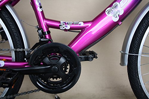 Fahrrad Kinderfahrrad 24 ZOLL 18 Gang SHIMANO STVO Lila/Pink HARMONI G.23 - 2