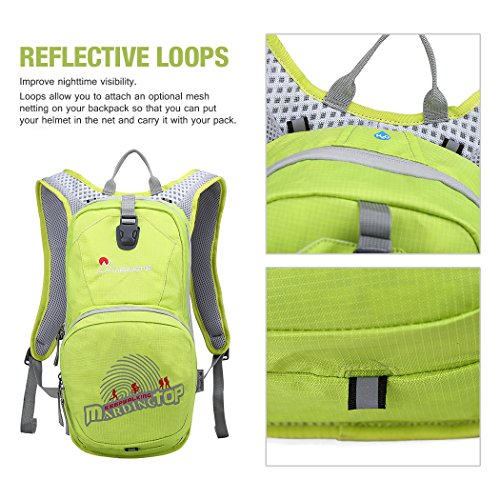 Mardingtop Fahrradrucksäcke Fahrrad Schulter Rucksack Wander Reisetasche Backpacks für Outdoor Radsport Reiten Bergsteigen - 8