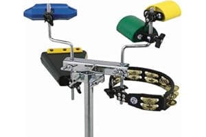 LP Latin Percussion Halterung Mini Rack Everything, kompaktes Design, verchromtes Stahlgestell, LP472