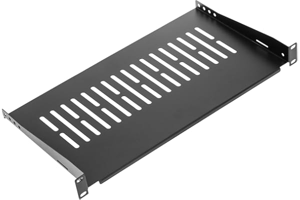 RackMatic - Étagère plateau pour serveur rack 19" attachement avant 1U 255 mm