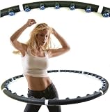 HULA HOOP PROFESSIONAL WEIGHTED MAGNETIC FITNESS EXERCISE MASSAGER ABS WORKOUT