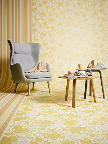 Oilily Home Tapete Oilily Atelier, florale Mustertapete, beige, gelb, weiß, 302751 - 4