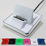 COMPACT-X Weiß Universal Docking Station, Tischladestation,...