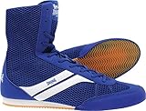 Lonsdale Boy's Stealth Boxing Boot - Blue/White, Size 39
