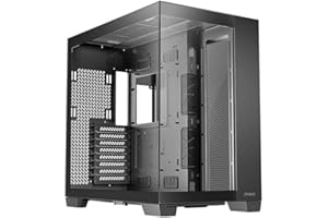 Antec Kompatybilny z C8, RTX 40, układ dwukomorowy, konstrukcja bezdotykowa, typ C, wsparcie chłodnicy 360 mm, bezszwowe panele przednie i boczne ze szkła hartowanego, obudowa PC E-ATX o wysokim