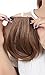 8 Inches Light Brown One Piece Straight Bang Clip in on Bangs Fringe Hair Extension Extensions Fashion Womens Girls Choice
