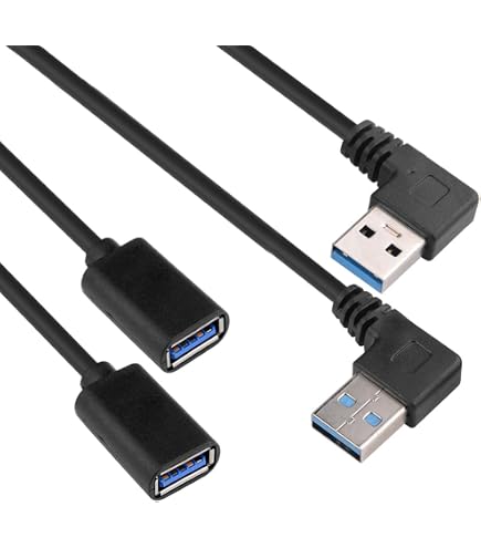Cavo di prolunga USB 3.0 ad angolo destro/sinistro da 90 Cavo di prolunga USB 3.0 ad angolo destro/sinistro da 90
