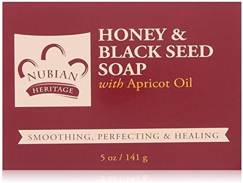 Nubian Soap Honey &amp; Black Seed Soap With Apricot Oil/Honey 140g by Nubian