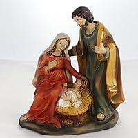 Krippenfiguren Set 14 cm | Weihnachtsartikel Heilige Familie 14 cm | HANDARBEIT | Krippen | Krippenfiguren-Set | Krippenfiguren