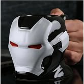 Iron Man Tasarım Kupa, Siyah ve Beyaz, Dekoratif Kahve Bardağı