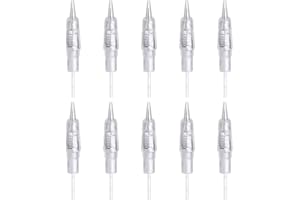 Charme Princesse Permanent Needles Makeup Eyebrow Needles Agujas Permanentes Maquillaje Agujas para Cejas Agujas de Tatuaje de Maquillaje 3R/3P 10 Pcs/Set(EN51-3R)