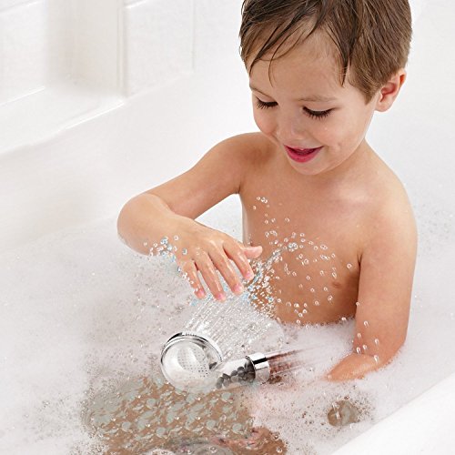 Feaglo Filtereinsatz, 30 % Wassereinsparung Wasserfiltration für Handbrause, Universal-Duschkomponenten 3-Wege-Sprüh-Handbrause lonenfilter Hoher Druck Wassersparend mit Edelstahl-Schlauch - 8