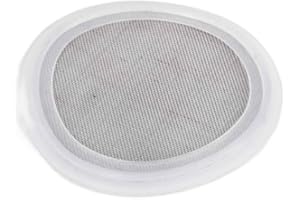 FALKIN 10 20 40-80 100 150 200 300Mesh Filter Screen 1.5" 2" 3" 4" Tri Clamp Silicone Gasket Seal Strip Sanitary Homebrew (Color : 10 Mesh, Size : 50.5mmOD(1.5inch TC))