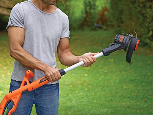 Black + Decker 18V 1.5Ah Rasentrimmer, AFS Reflex Fadenverlängerung, inkl. Akku und Ladegerät, 25cm Schnittbreite, ST1823, schwarz orange - 6