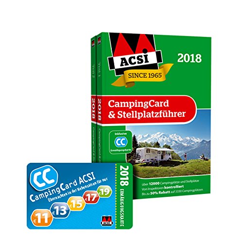 Preisvergleich Produktbild ACSI CampingCard & Stellplatzführer 2018 (ACSI Campinggids)