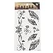 Produktbild Tattoo schwarz Tribal Muster Rosen Ranken Federn temporär Klebetattoos