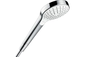 hansgrohe Croma Select S Główka prysznicowa Vario EcoSmart 9 l/min, Biały/Chrom, 26803400