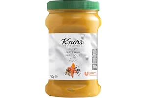 ‎KNORR Knorr Professional Würzpaste Curry mild (natürlicher Geschmack, immer einsatzbereit) 1er Pack (1 x 750g)