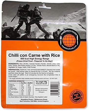 Expedition Foods Chilli con Carne