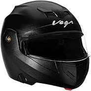 Vega Crux Flip-up Helmet (Black, L)