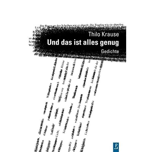 Und das ist alles genug: Gedichte (Reihe Neue Lyrik, Band 3)