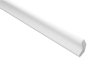 MARBET DESIGN Moulure en Stuc Professionnel Dur Blanc Lisse Marbet 22x25mm E-3 - blanc, 30 Meter / 15 Bandes
