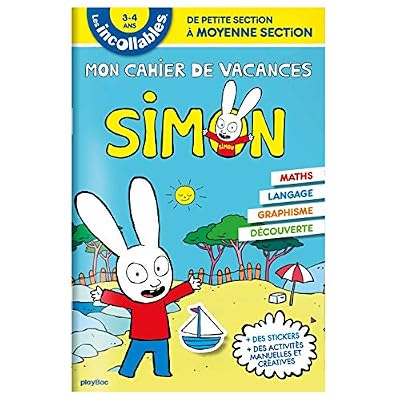 Play Bac Cahier de vacances Simon - De la PS à la MS