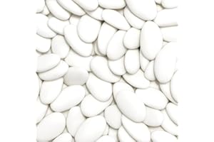 GÉNÉRIQUE Dragées au Chocolat Suprême, 70% Cacao, 21 Couleur au Choix, Fabrication Artisanale Française, 250g (Blanc)