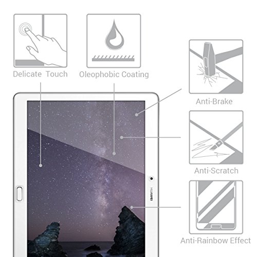 kwmobile Panzerglas Displayschutzfolie für Huawei MediaPad M2 10.0 – Tablet Schutzglas Folie Schutzfolie Displayschutz Glasfolie in kristallklar - 2