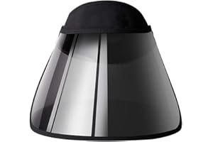 HAOWEN Sun Anti-UV Visor Hat,Women Outdoor UPF50 Full Face Plastic Shield Headband Sun Protection Riding Cap