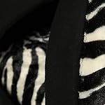 Cuccia-per-Gatto-e-Cane-da-interno-stoffa-Zebra-Alta-Qualit-38x38x38