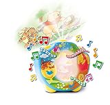TOMY Nachtlicht Kinderzimmer „Winnie Puuh Traumshow“ mehrfarbig – Einschlafhilfe für Babys mit Musik – vereint Babyspieluhr und Schlummerlicht – ab 0 Monate - 4