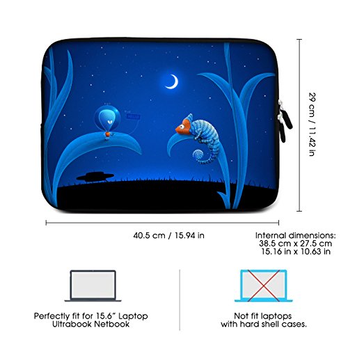Sidorenko Laptop Tasche f  r 15 - 15 6 Zoll   Universal Notebooktasche Schutzh  lle   Laptoptasche aus Neopren  PC Computer H  lle Sleeve Case Etui  B