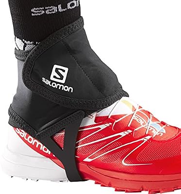 Salomon, 1 Paire de Guêtres de Randonnée - Basses, TRAIL GAITERS LOW, Noir, Taille: L, L32916600