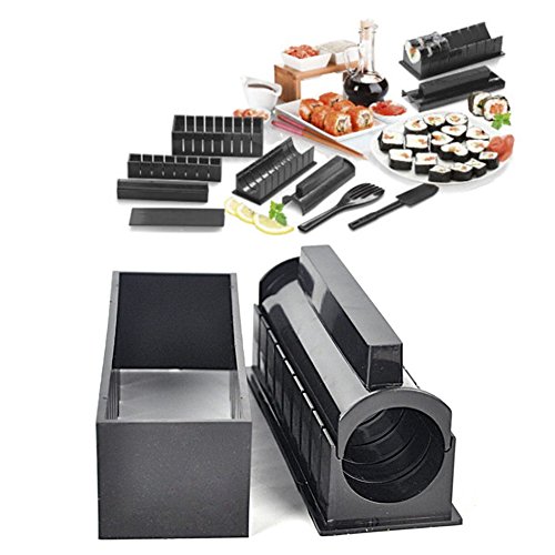 Sushi Maker Kit, Wuiyepo Rice Mould Set Komplettes Home Sushi Making Kit Küche DIY Einfache Koch Set – 10 Stück - 2