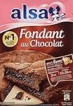 Alsa Préparation pour Gâteau Fondant Chocolat 320g - Lot de 3
