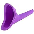 Pmw - Portable Travel Urinal Funnel Device For Women/Girls - Women Peeing Device - Purple Colour - Silicone Material - 1 Device