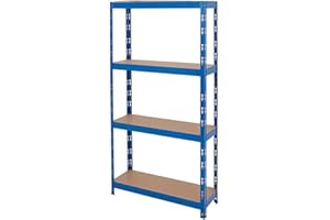 AROIJUN TMZ® (1500 x 750 x 300) mm heavy duty boltless metal steel shelving shelves storage unit Industrial easy to assemble (150X75X30cm) 175KG Per Shelf