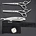 Ayliss 1Set Professional Barber Hair Scissors Cutting & Thinning Scissors Kit 6.0inch,Japanese StainlessSteel Shear,#2