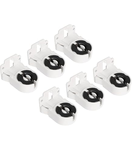 Aexit 8 Portalampada T8 G13 - Base Lampada Fluorescente 500V 2A (Ricambio Per Neon)