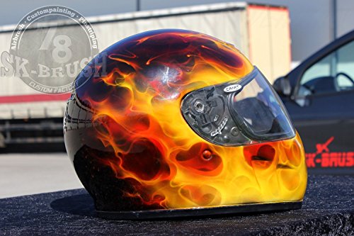 Airbrush Schablone Freehand für Feuer & Flammen – Real Flames 2 Tlg. - 3