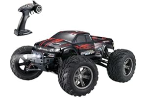 s-idee® X9115 Voiture RC Buggy Rouge avec lumière LED Monster truck étanche Échelle 1:12 avec 2,4 GHz plus de 40 km/h Rapide et entièrement proportionnel 2WD 1/12 Buggy Racing Voiture télécommandée