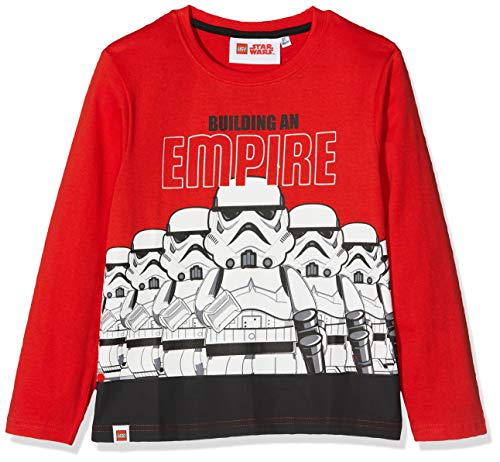 LEGO Star Wars 2066, Camiseta para Niños, Rojo Rouge, 10 años