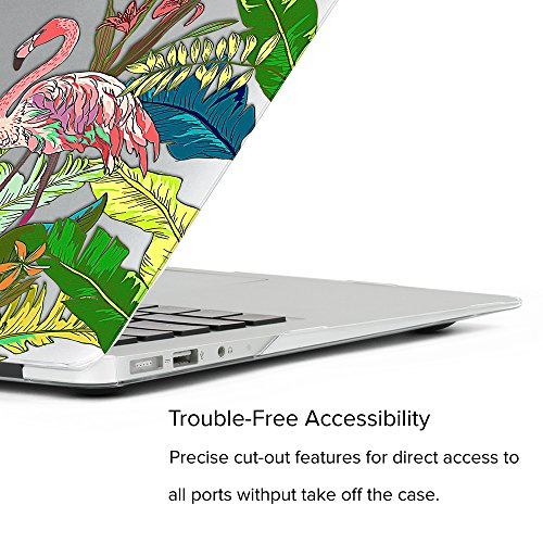 GMYLE [Quantum Light Case] [Neue Version] ultradünne kratzfeste Hülle für Macbook Air 13 Zoll (Modell: A1369 und A1466) – Flamingo - 4