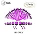 Produktbild BMY 36-teiliges Ear Stretching Kit 14G-00G von Acrylic Taper and Plugs + Silicone Tunnels - Ohrmessgeräte Expander Set Piercingschmuck, Lila