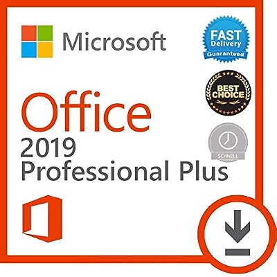 Office 2019 Professionnel Plus Microsoft Office 2019 Professional Plus pour 1PC ( seulement pour windows 10 ) Licence numérique originale Envoyé par E-mail